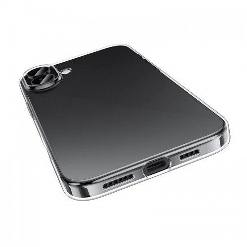 Чохол HOCO для iPhone 16 Light series TPU case transparent
