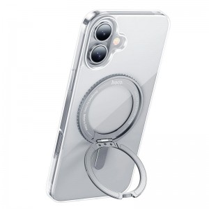 Чохол HOCO для iPhone 16 rotating magnetic case (AS1) transparent