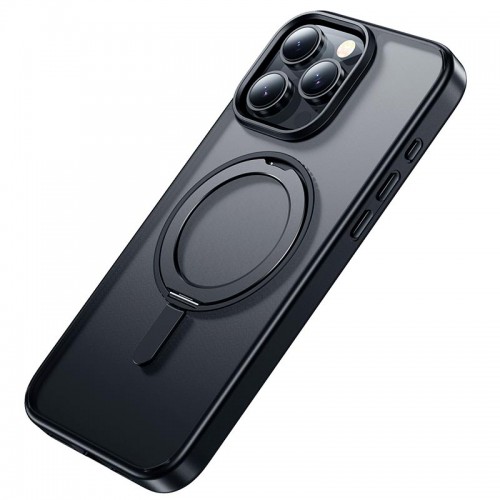 Чохол HOCO для iPhone 16 Pro Max rotating magnetic case (AS1) black