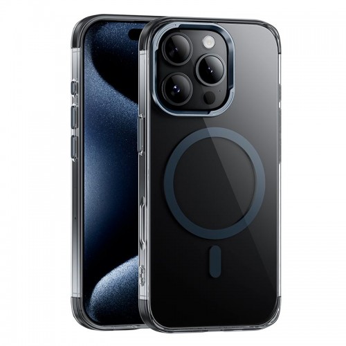 Чохол HOCO для iPhone 16 Pro Max Vip magnetic protective case (AS11) transparent-black