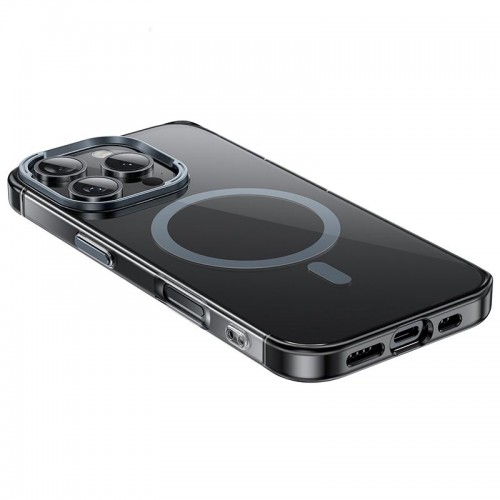 Чохол HOCO для iPhone 16 Pro Max Vip magnetic protective case (AS11) transparent-black