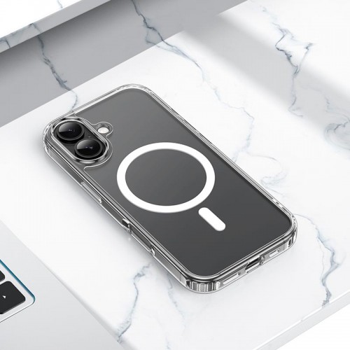 Чохол HOCO для iPhone 17 Magnetic series airbag anti-fall protective shell transparent