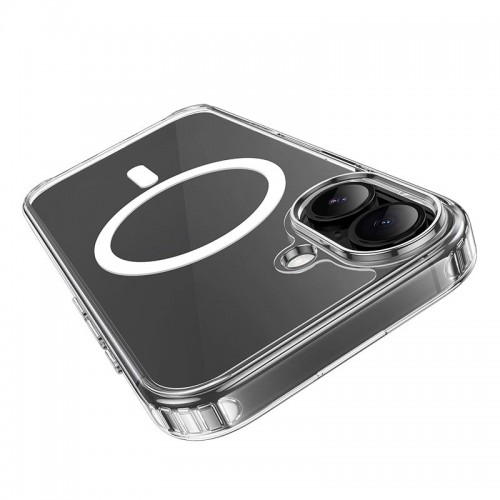Чохол HOCO для iPhone 17 Magnetic series airbag anti-fall protective shell transparent