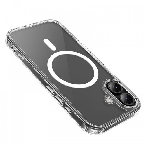 Чохол HOCO для iPhone 17 Magnetic series airbag anti-fall protective shell transparent