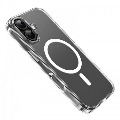 Чохол HOCO для iPhone 17 Magnetic series airbag anti-fall protective shell transparent