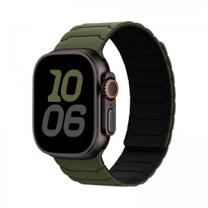 Ремінець HOCO iWatch Flexible series magnetic silicone strap WA39 (38/40/41/42mm) army-green