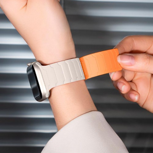 Ремінець HOCO iWatch Flexible series magnetic silicone strap WA39 (38/40/41/42mm) army-green