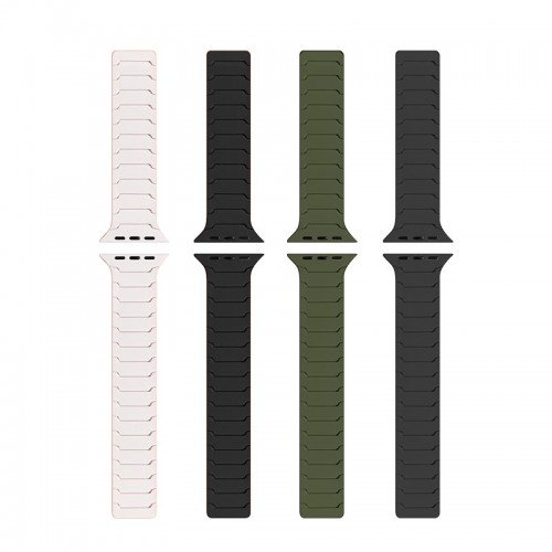 Ремінець HOCO iWatch Flexible series magnetic silicone strap WA39 (38/40/41/42mm) army-green