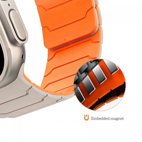 Ремінець HOCO iWatch Flexible series magnetic silicone strap WA39 (38/40/41/42mm) army-green