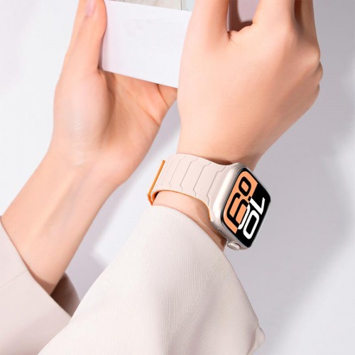 Ремінець HOCO iWatch Flexible series magnetic silicone strap WA39 (38/40/41/42mm) army-green