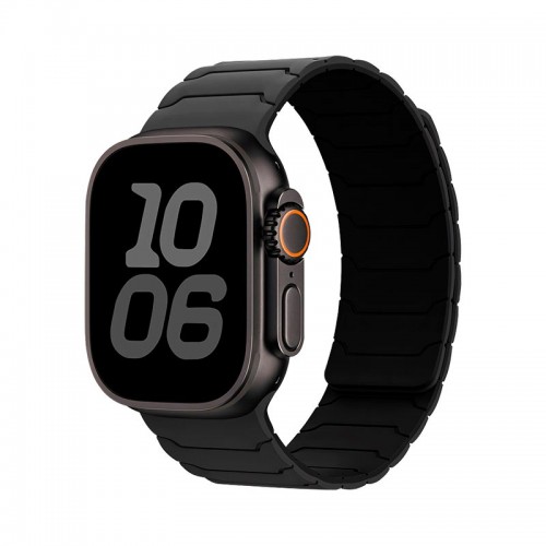 Ремінець HOCO iWatch Flexible series magnetic silicone strap WA39 (44/45/46/49mm) black
