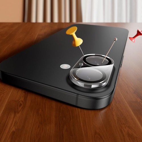 Захисне скло для камери iPhone 17 HOCO 3D night shooting circle lens glass set (25PCS) G13 transparent