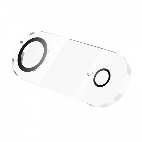Захисне скло для камери iPhone 17 Air HOCO 3D night shooting circle lens glass set (25PCS) G13 transparent