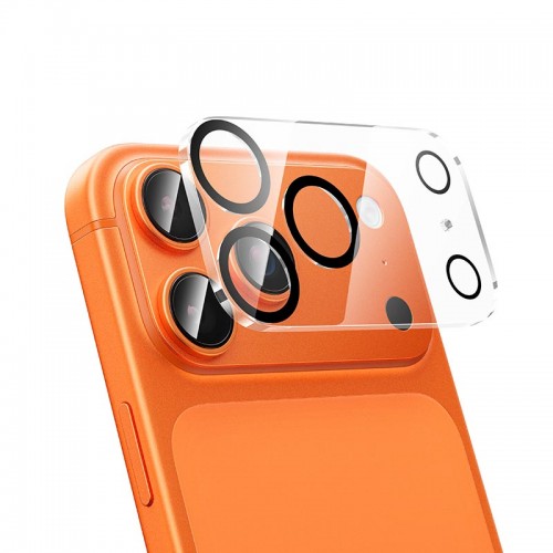 Захисне скло для камери iPhone 17 Pro Max HOCO 3D night shooting circle lens glass set (25PCS) G13 transparent