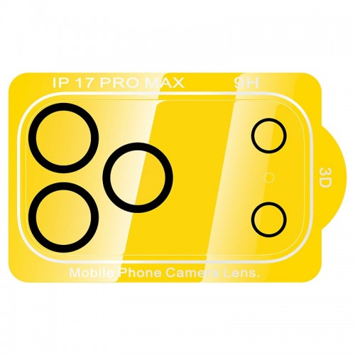Захисне скло для камери iPhone 17 Pro Max HOCO 3D night shooting circle lens glass set (25PCS) G13 transparent