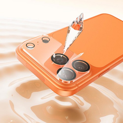 Захисне скло для камери iPhone 17 Pro Max HOCO 3D night shooting circle lens glass set (25PCS) G13 transparent