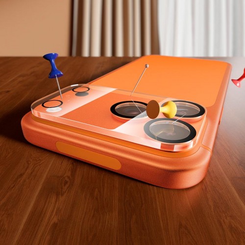 Захисне скло для камери iPhone 17 Pro Max HOCO 3D night shooting circle lens glass set (25PCS) G13 transparent