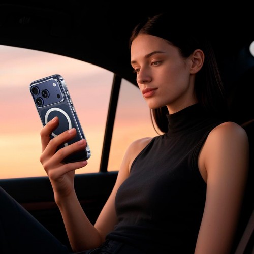 Чохол HOCO для iPhone 17 Pro Primary series magnetic protective case (AS4) transparent