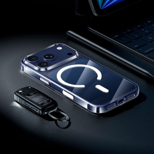 Чохол HOCO для iPhone 17 Pro Primary series magnetic protective case (AS4) transparent