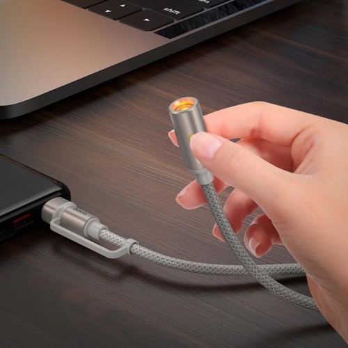 Кабель комбо HOCO USB/Type-C to cigarette lighter adapter cable UA38B |0.3M|