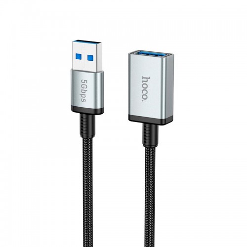 Кабель HOCO USB male to USB female USB3.0 excellent speed extension cable US10 |0.5m, 5Gbps, OTG|