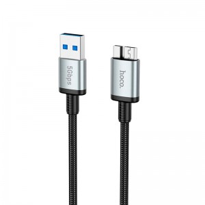 Кабель HOCO USB to Micro USB 3.0 excellent speed cable US10 |0.5m, 5Gbps|