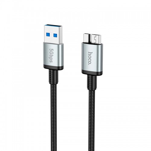 Кабель HOCO USB To Micro USB 3.0 excellent speed cable US10 |0.5m, 5Gbps| black