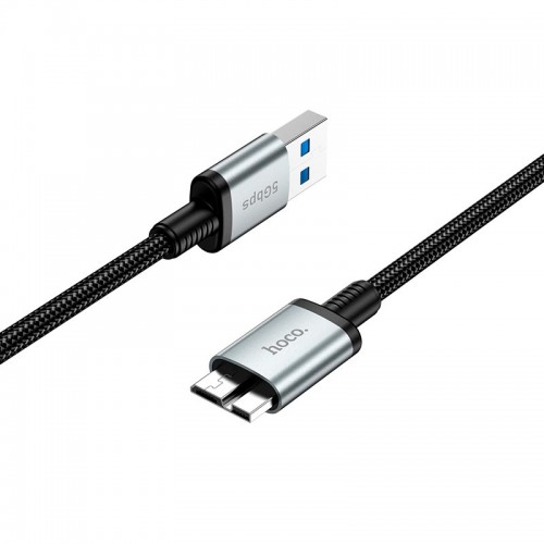Кабель HOCO USB To Micro USB 3.0 excellent speed cable US10 |0.5m, 5Gbps| black