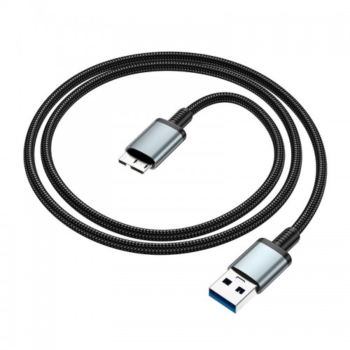 Кабель HOCO USB To Micro USB 3.0 excellent speed cable US10 |0.5m, 5Gbps| black