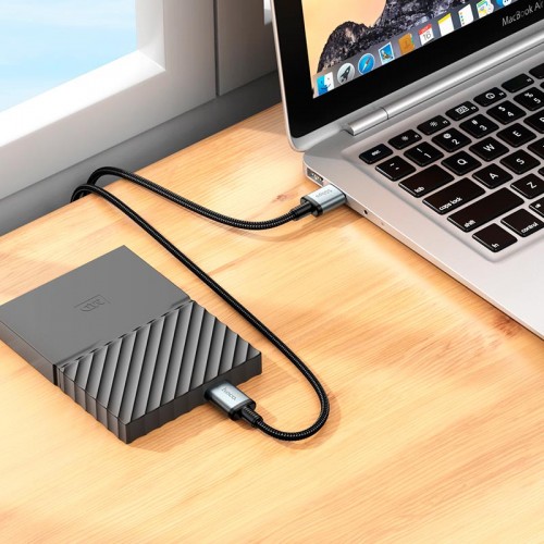 Кабель HOCO USB To Micro USB 3.0 excellent speed cable US10 |0.5m, 5Gbps| black