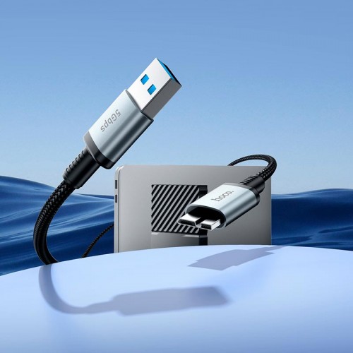 Кабель HOCO USB To Micro USB 3.0 excellent speed cable US10 |0.5m, 5Gbps| black