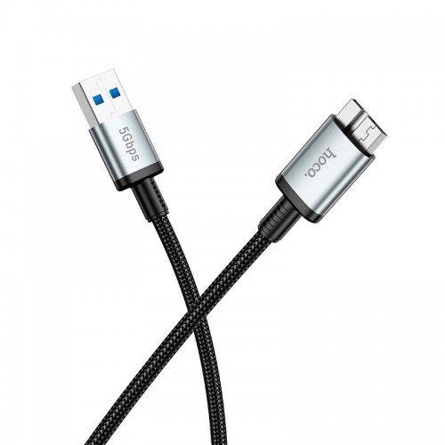 Кабель HOCO USB To Micro USB 3.0 excellent speed cable US10 |0.5m, 5Gbps| black