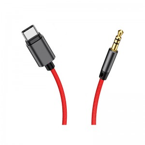 Кабель BASEUS Yiven Audio Type-C to 3,5 mm M01 black-red