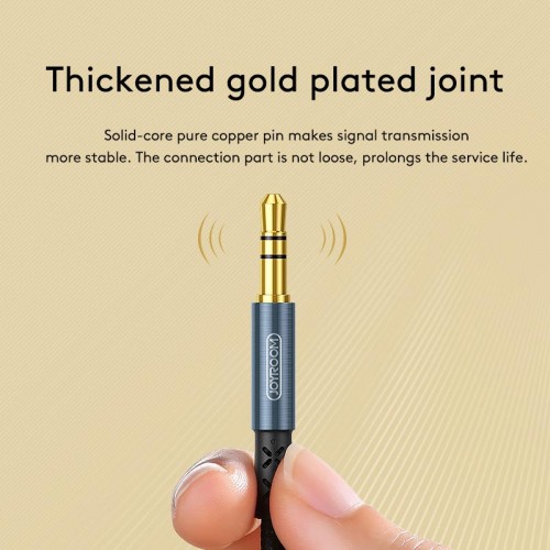 Кабель JOYROOM aux car stereo audio cable SY-15A1 |1.5M| black