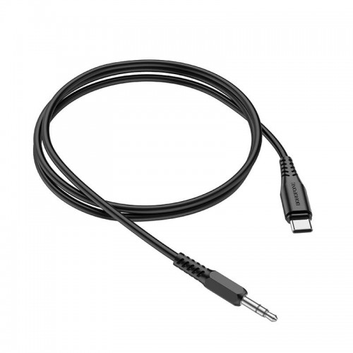 Кабель BOROFONE Type-C to aux digital audio conversion cable BL8 black