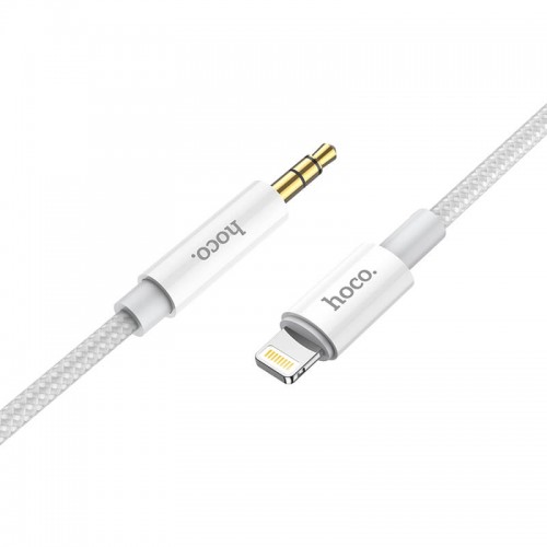 Кабель HOCO AUX to Lightning digital audio conversion cable UPA19 |1M| black