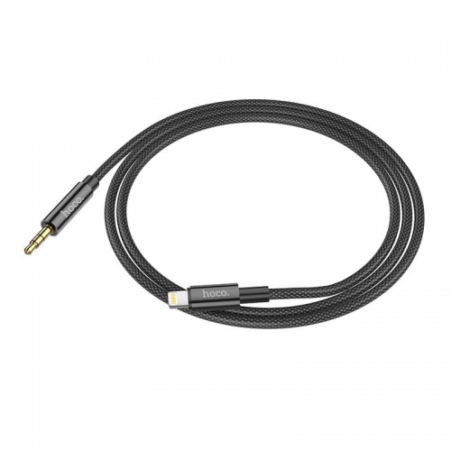Кабель HOCO AUX to Lightning digital audio conversion cable UPA19 |1M| silver
