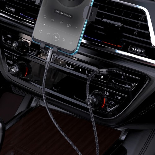 Кабель HOCO aux to Type-C digital audio conversion cable UPA19 |1M| silver