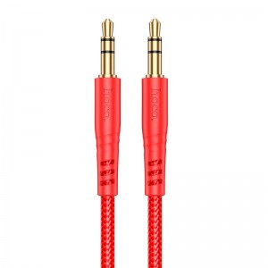 Кабель Hoco Smooth AUX audio Cable UPA24 |1m| red