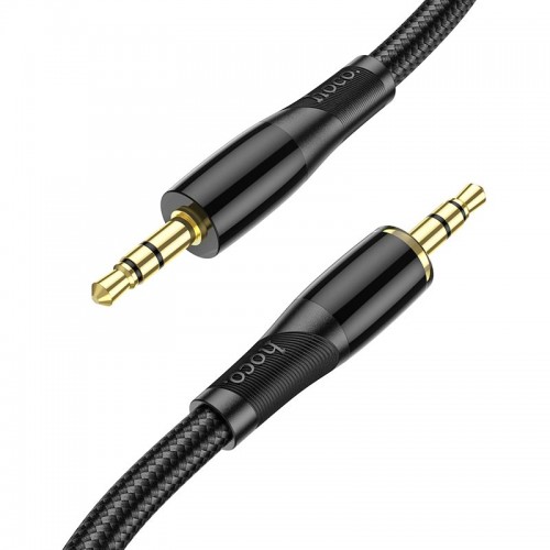 Кабель HOCO Transparent Discovery Edition AUX audio cable UPA25 |1M| black