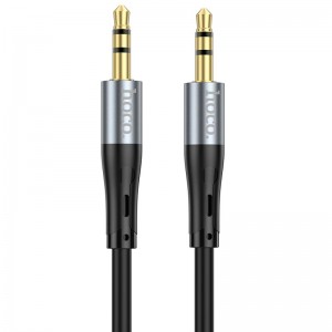 Кабель Hoco aux silicone digital audio conversion cable UPA22 |1M| black