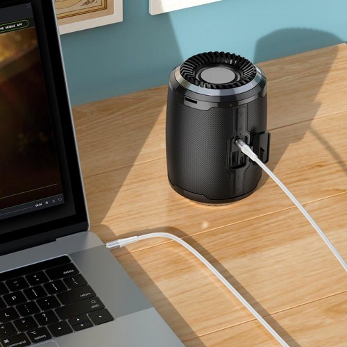 Кабель Hoco aux silicone digital audio conversion cable UPA22 |1M| white