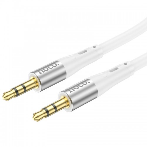 Кабель Hoco aux silicone digital audio conversion cable UPA22 |1M| white