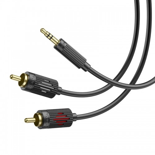 Кабель Hoco 3.5 double Lotus RCA audio cable UPA28 |1.5M| black