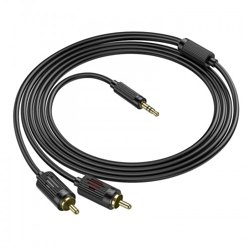Кабель Hoco 3.5 double Lotus RCA audio cable UPA28 |1.5M| black