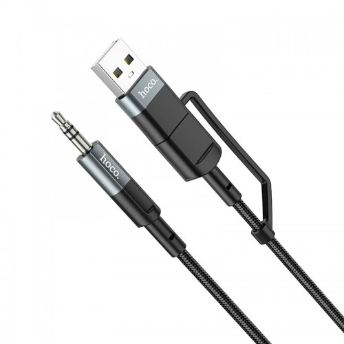 Кабель HOCO Type-C+USB 2-in-1 digital audio conversion cable UPA23 |1m, DAC|