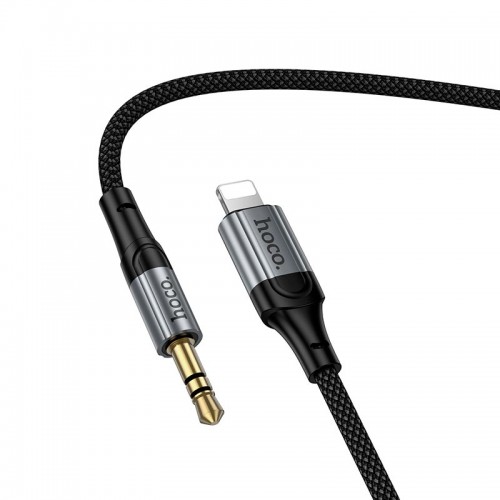 Кабель HOCO 3.5mm to lightning Кабель UPA33A |1.5mm, DAC| black