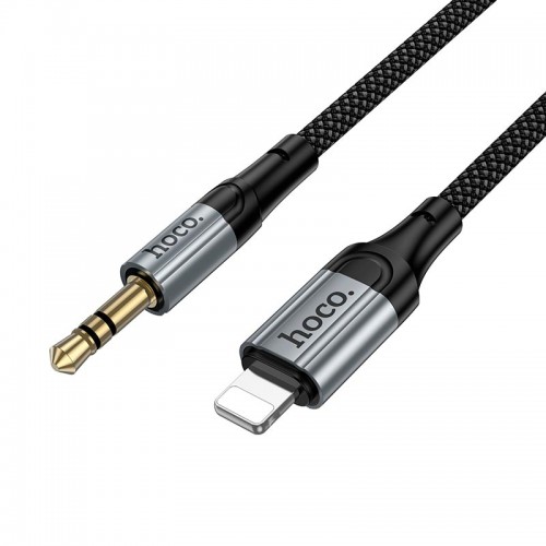 Кабель HOCO 3.5mm to lightning Кабель UPA33A |1.5mm, DAC| black
