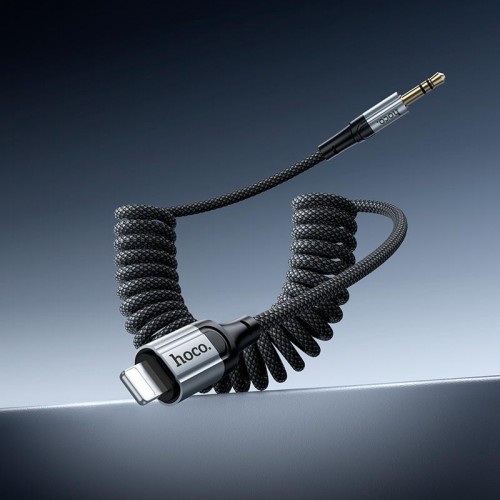 Кабель HOCO 3.5mm to lightning Кабель UPA33A |1.5mm, DAC| black