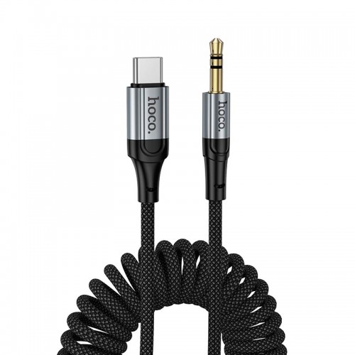 Кабель HOCO 3.5mm to Type-C Nuevo digital audio conversion cable UPA33B |1.5m, DAC| black